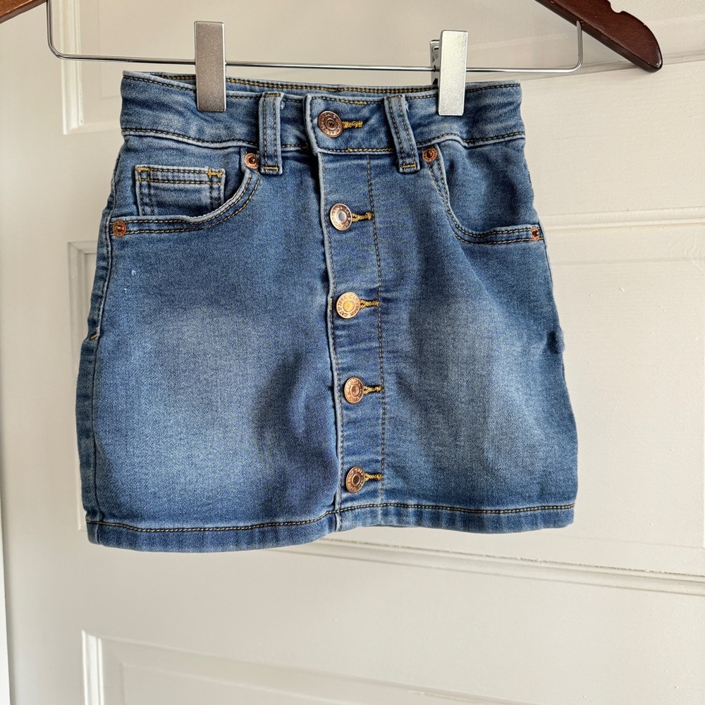 Cat & Jack Girls XS (4/5) Denim Skirt